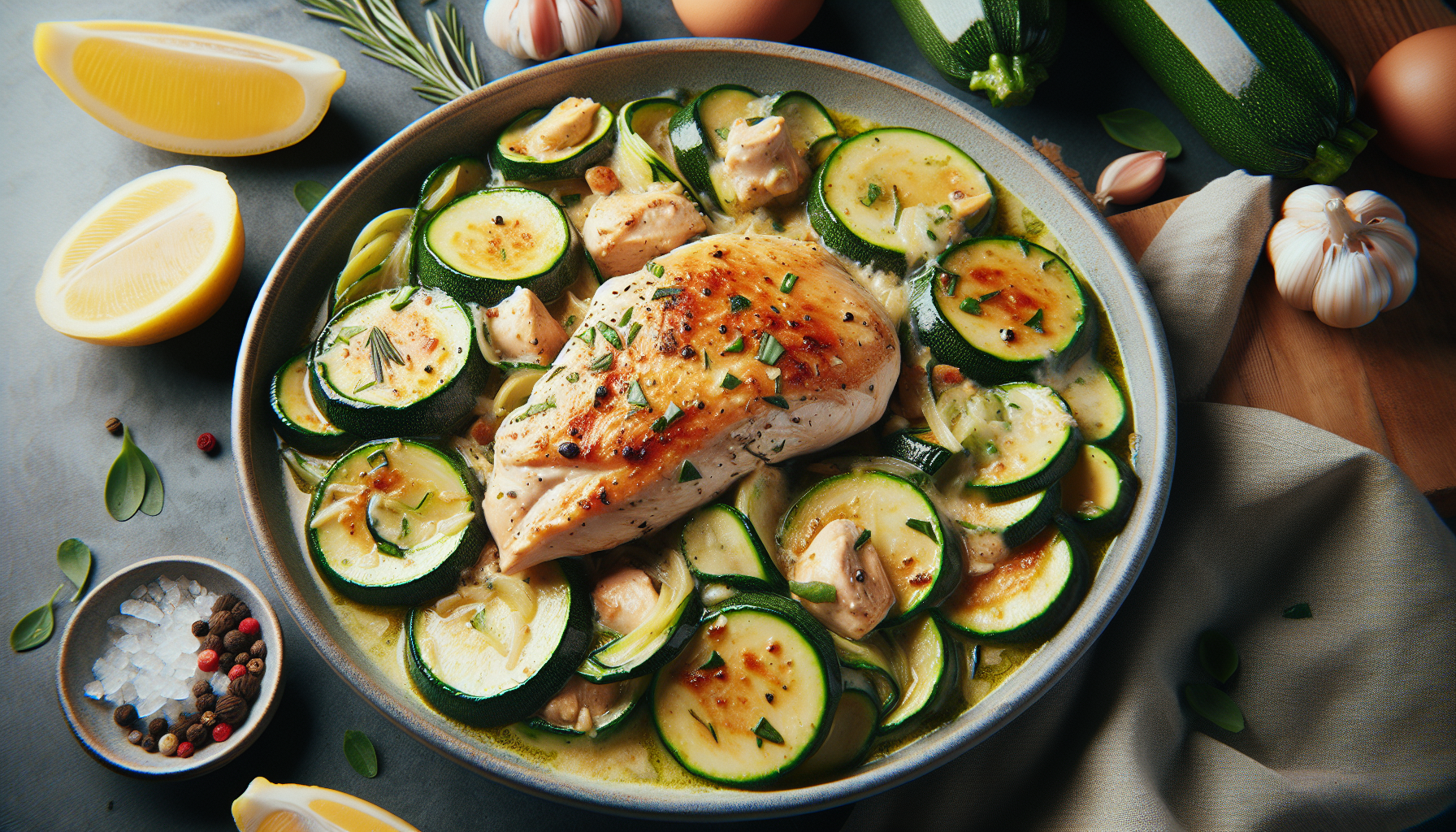 pollo e zucchine